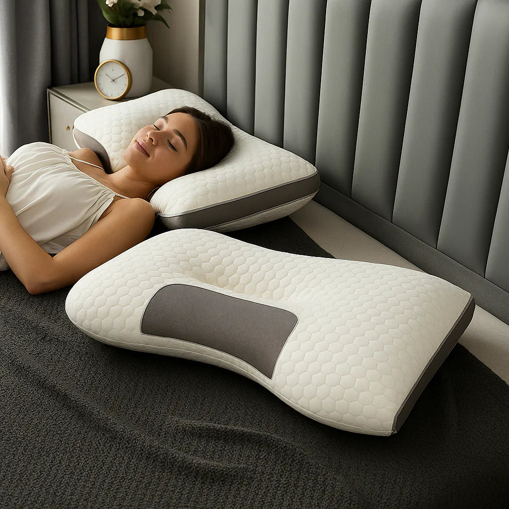 PAGA 1 y LLEVASE 4 - Almohada CerviLux™ - Redescubre el placer de despertar sin dolores